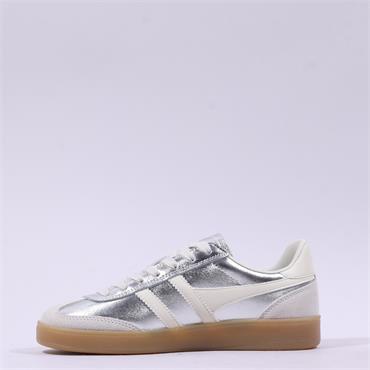 Gola Viper Metallic Gumsole Trainer - Silver Metallic